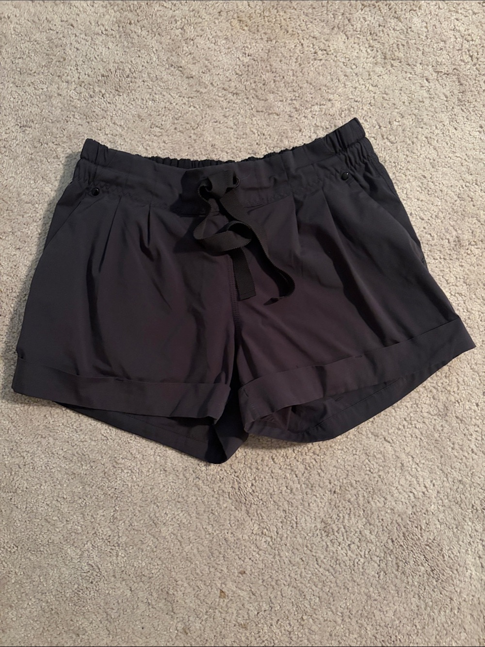lululemon athletica Black Athletic Drawstring Shorts